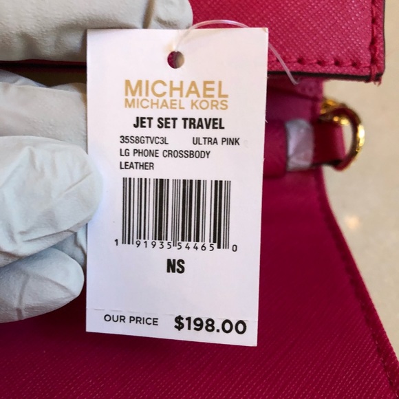 Authentic Michael Kors wallet on a chain crossbody - Picture 7 of 8